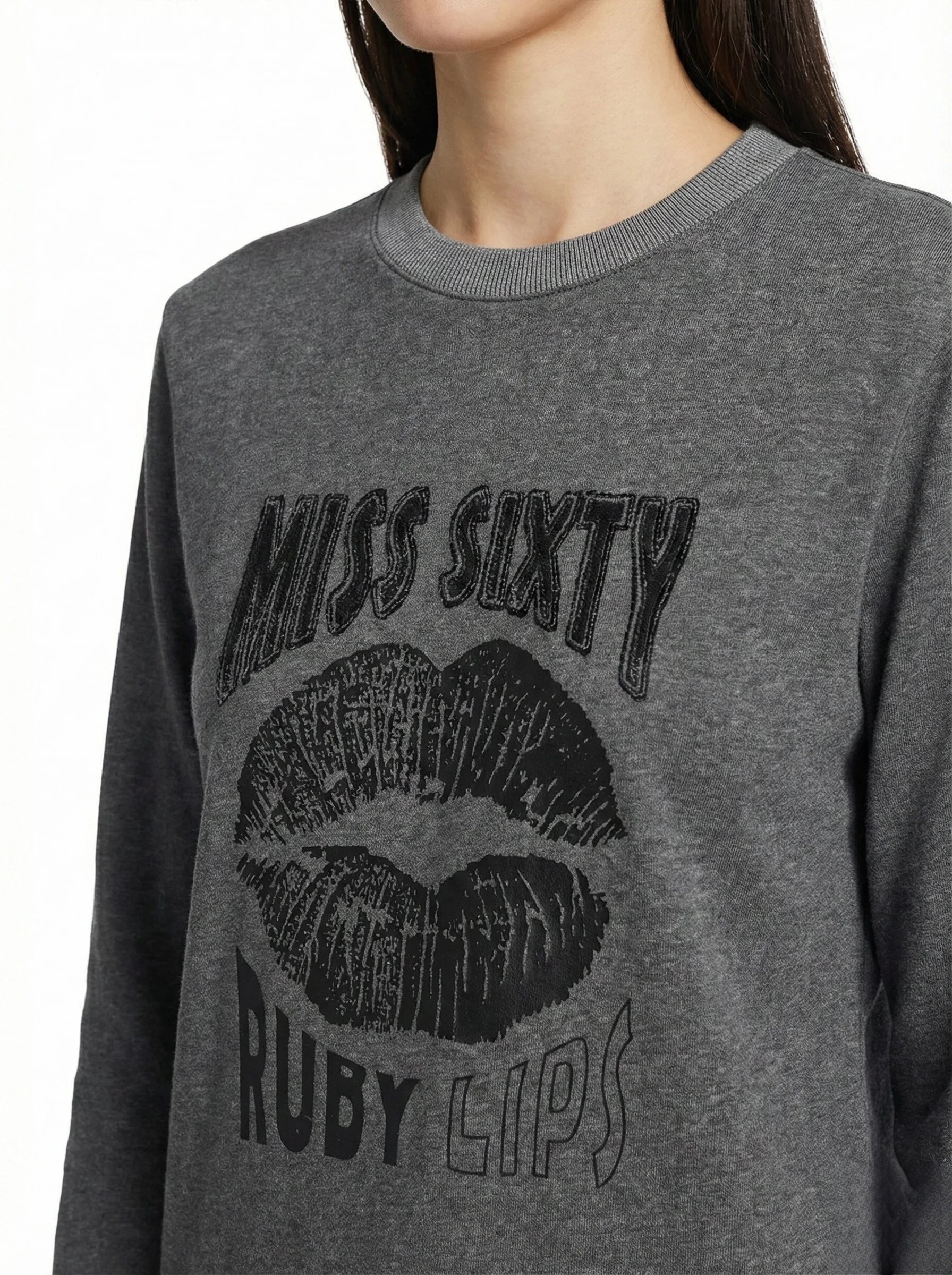 Крупный план логотипа или принта